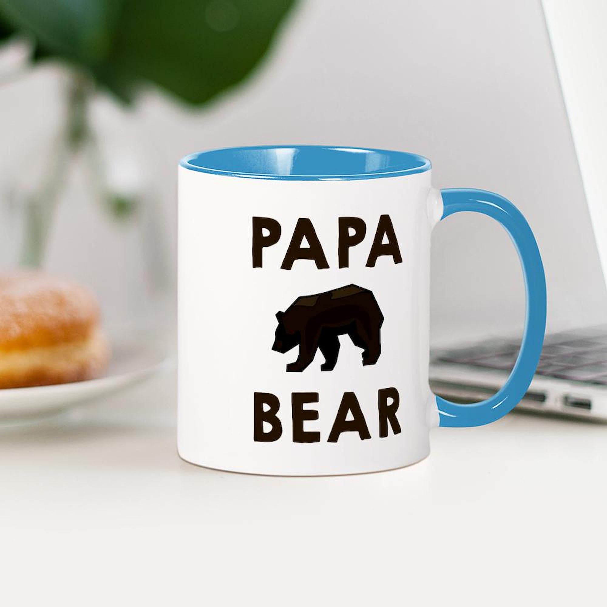 Papa Bear Ceramic Coffee Mug 11 oz (325 ml) - Funny Dad Gift, Perfect for Coffee, Tea & Hot Drinks - Ideal for Father's Day, Birthday & Office Use