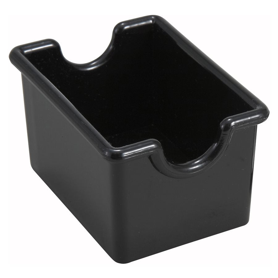Winco Sugar Packet Holder - Black | Durable & Stylish Sugar Packet Organizer for Restaurants, Cafes, and Home Kitchens