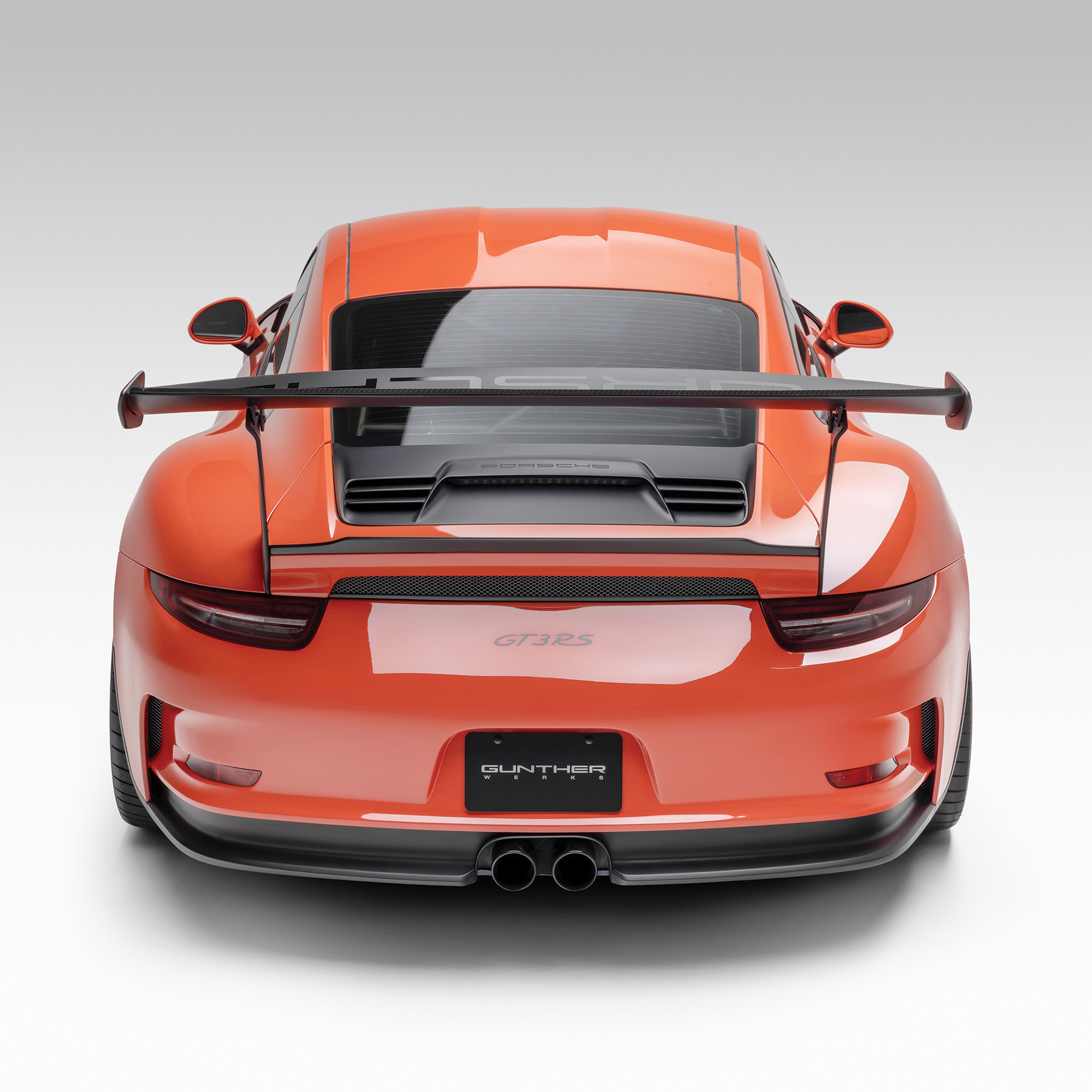 Porsche 991.1 911 GT3 RS Wing Blade with End Caps - High Performance Rear Spoiler for Track & Street Racing - Perfect for Car Enthusiasts & Motorsport Upgrades