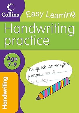**Collins Easy Learning Handwriting Practice Workbook for Kids Ages 7-9 | Improve Penmanship Skills | Ideal for Homeschooling & Classroom Use**