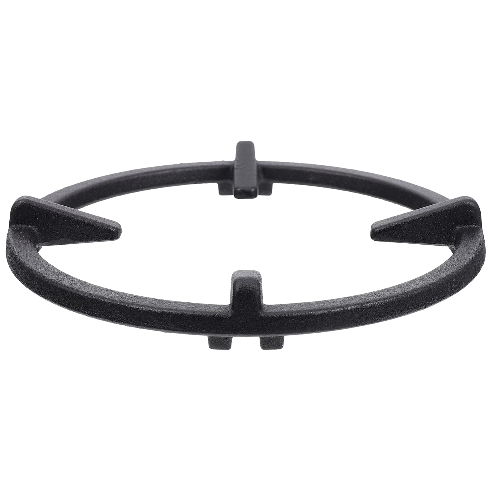 Hemoton 18cm Cast Iron Stove Ring - Wok Pan Support Rack for Gas Stoves, Windproof Cooktop Accessory - Perfect for Outdoor Camping, Home Kitchen & BBQ Cooking