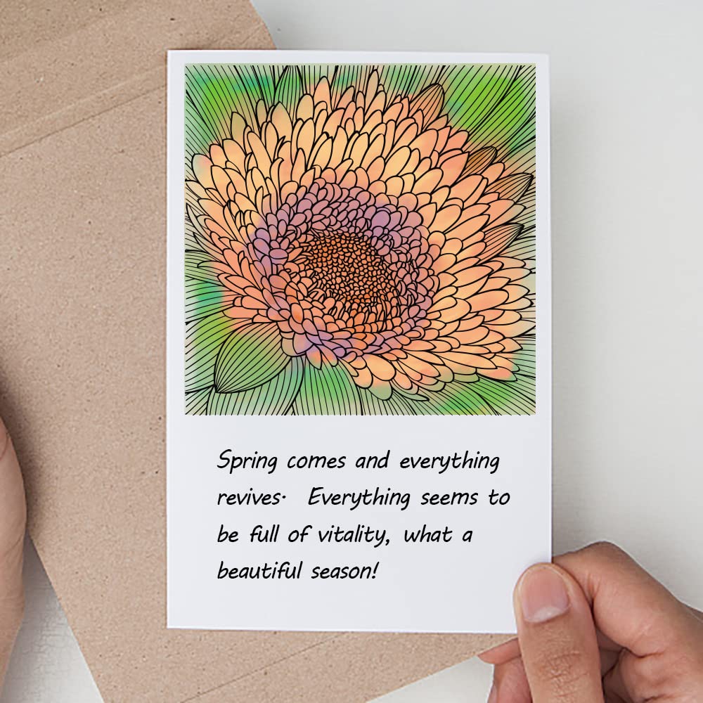 Sunflower Clear Rubber Stamps for Card Making, Scrapbooking & DIY Crafts - Floral Background Transparent Stamps for Photo Albums, Invitations & Handmade Cards - Perfect for Wedding, Birthday & Holiday Greetings