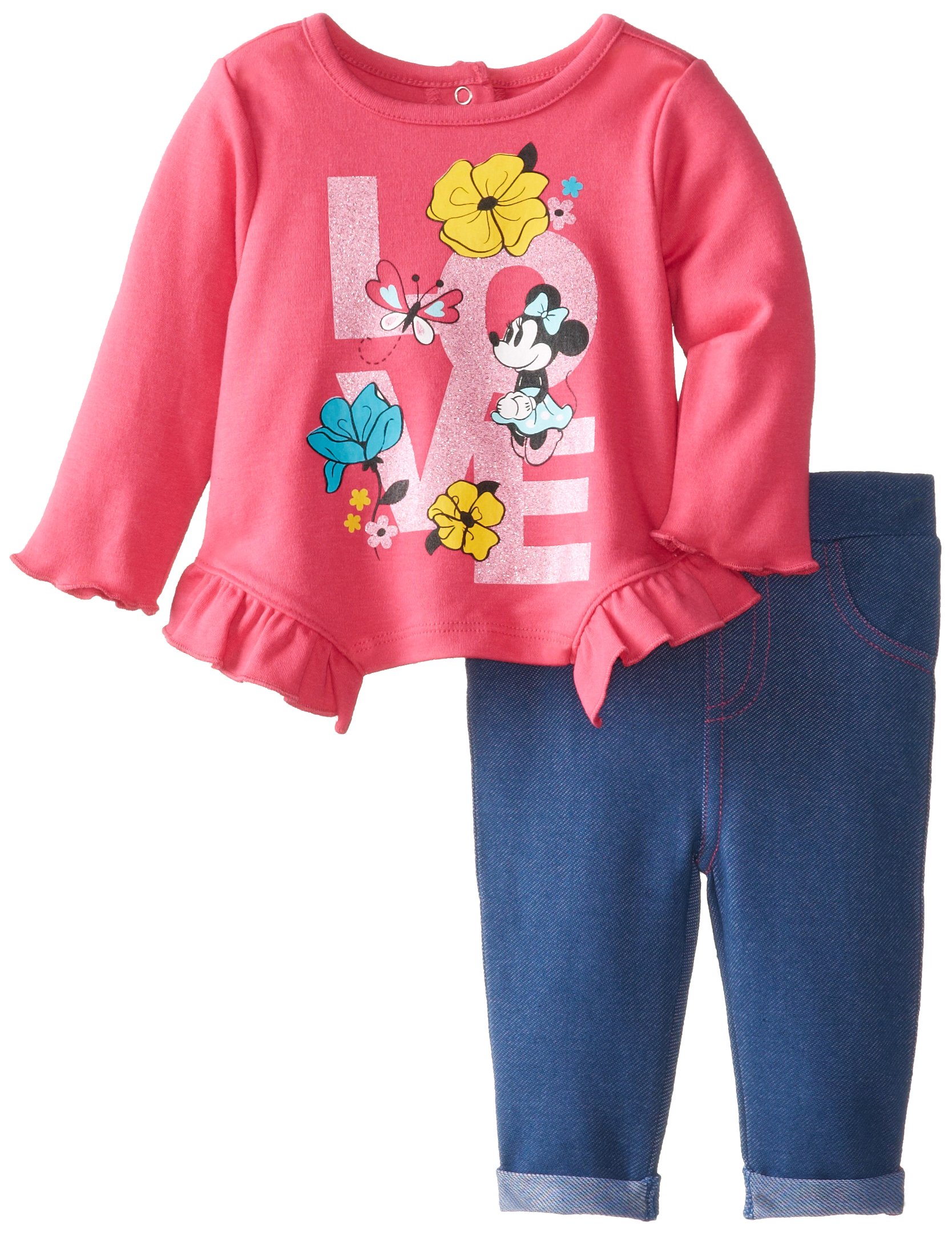 Disney Baby Girls' 2-Piece Jegging Set - Playtime & Outfits