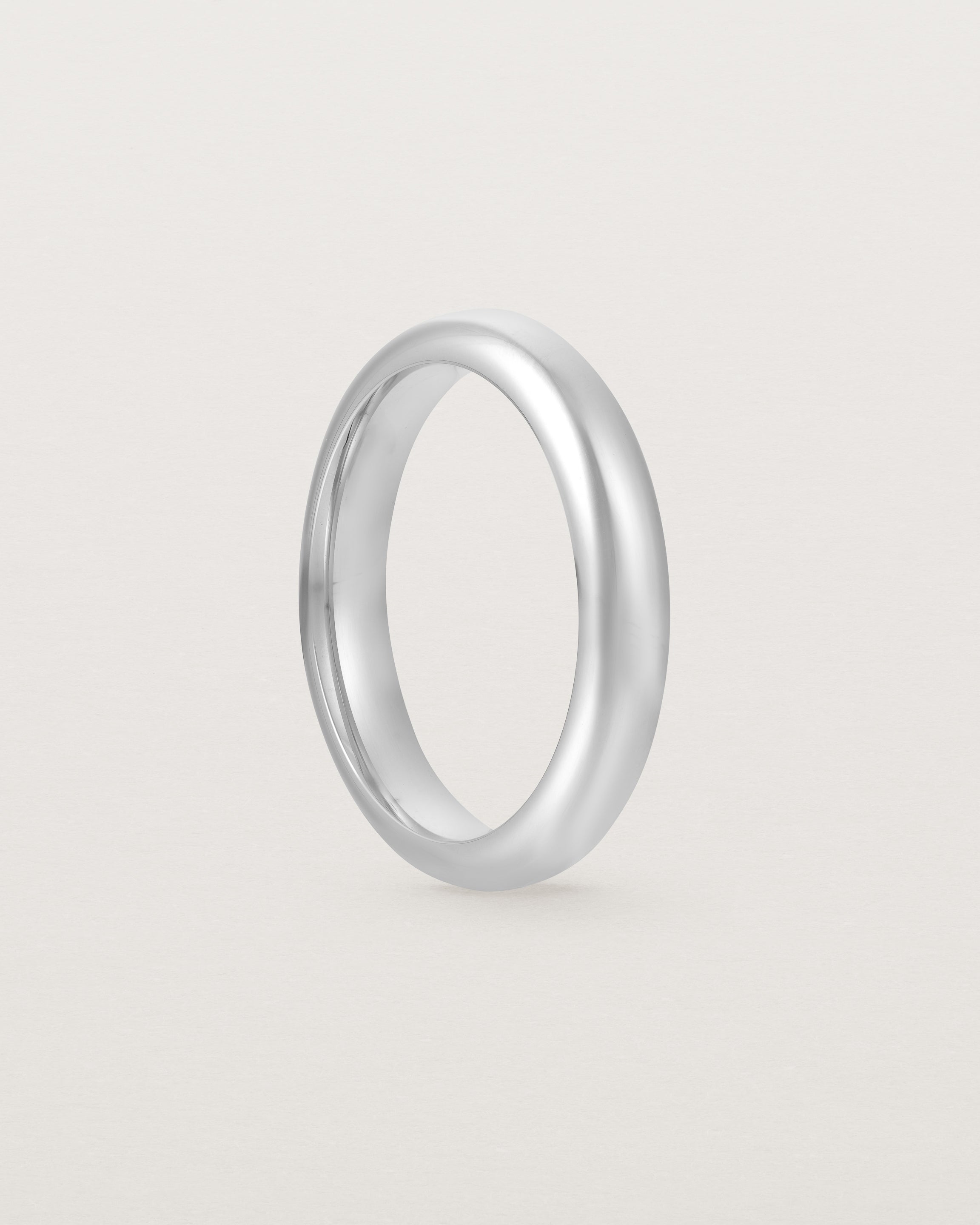 Bold Curve Ring | 4mm Wide Gold Plated Stainless Steel Stackable Band Ring for Women - Perfect for Everyday Wear, Stacking & Gift Giving