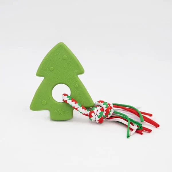 ZippyPaws ZippyTuff Teetherz Holiday Christmas Tree Dog Chew Toy for Small & Medium Dogs - Durable Puppy Chew Toy for Teething, Interactive Play & Holiday Fun (10% OFF)