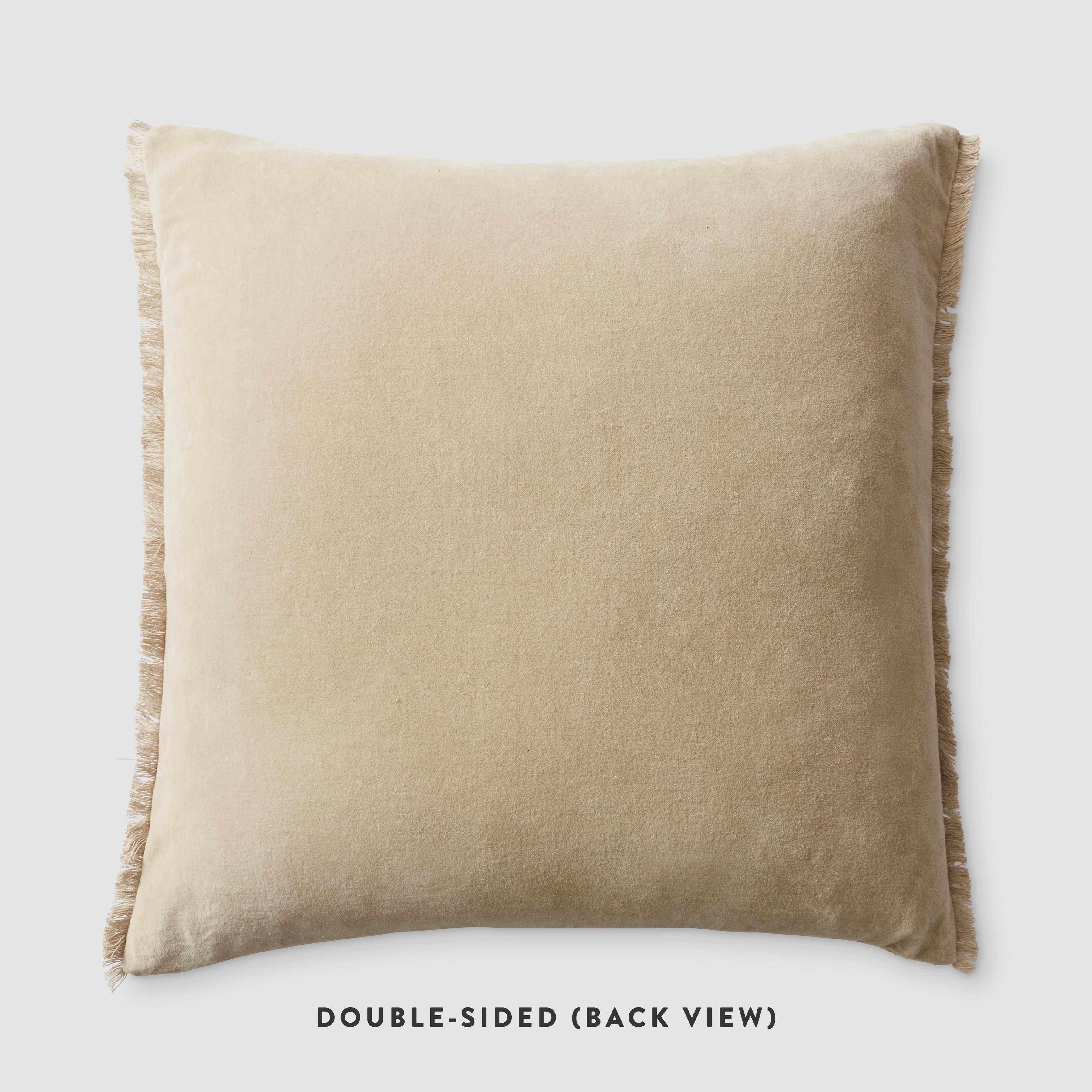 Luxury Velvet Throw Pillow Covers - Soft Decorative Cushion for Sofa, Bed & Home Decor - Elegant Living Room & Bedroom Accent - Set of 2 (18x18 Inches)