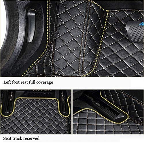2003-2007 Nissan 350Z All-Weather Floor Mats - Full Coverage Non-Slip Car Floor Liners (Red) - Perfect for Daily Driving & Road Trips