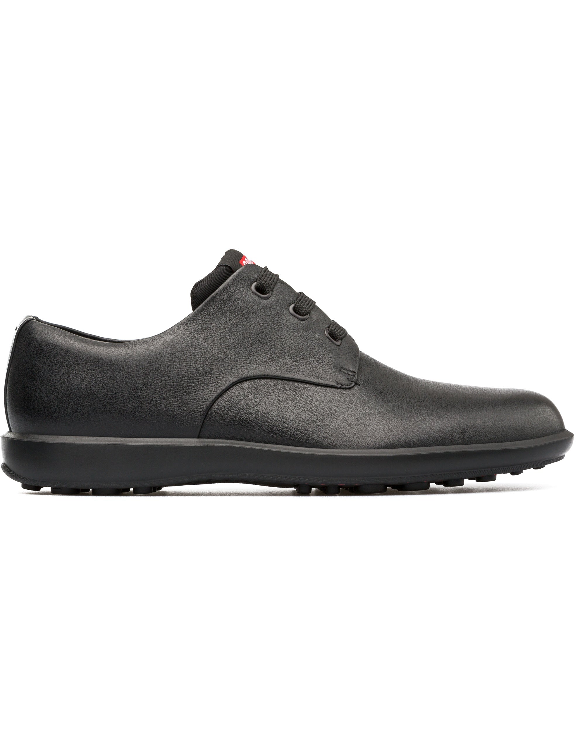 Camper Men's Atom Work Boots - Black Leather Steel Toe Work Shoes for Construction & Outdoor Safety | Durable & Comfortable for Work, Hiking & Heavy Duty Use