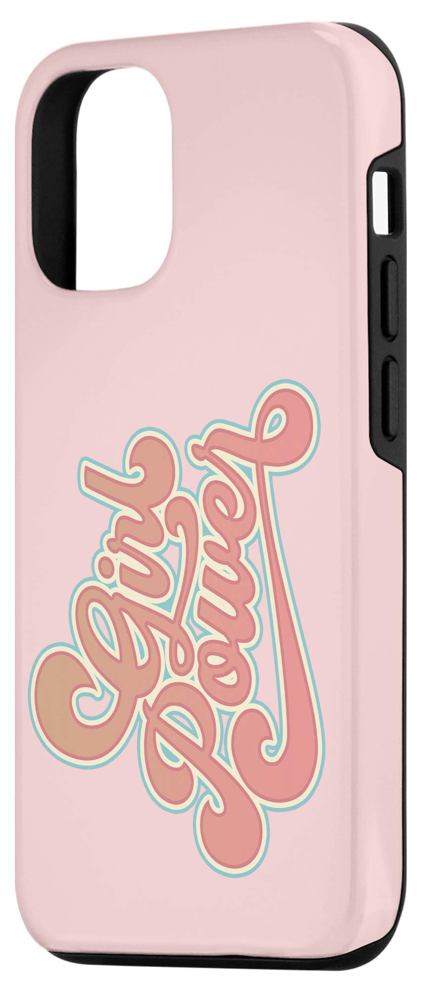 Retro Feminist 70s Style Vintage iPhone 12/12 Pro Case - Girl Power Gift for Women, Feminism Phone Cover - Perfect for Protests, Pride Events & Feminist Gift Giving