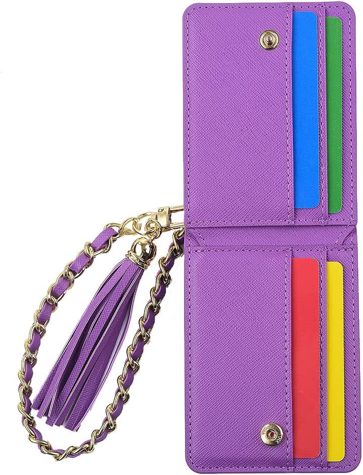 Samsung Galaxy Z Flip 4 5G Wallet Case with Card Slots - Purple Protective Flip Cover for Cash & Cards | Perfect for Travel, Shopping & Everyday Use