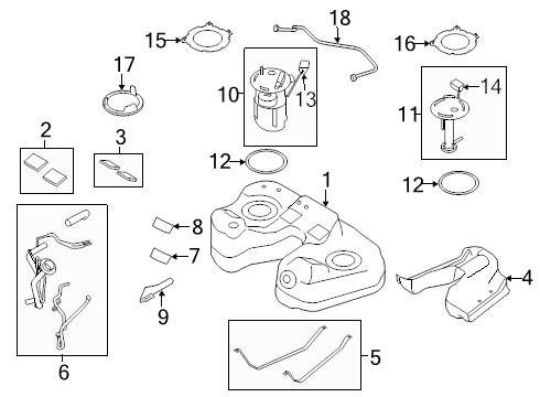 Ford AA5Z-9E583-A Fuel Pump Gasket Replacement Part - Compatible with Ford Vehicles - Durable & Leak-Proof Seal for Smooth Engine Performance - Perfect for DIY Repairs & Auto Maintenance