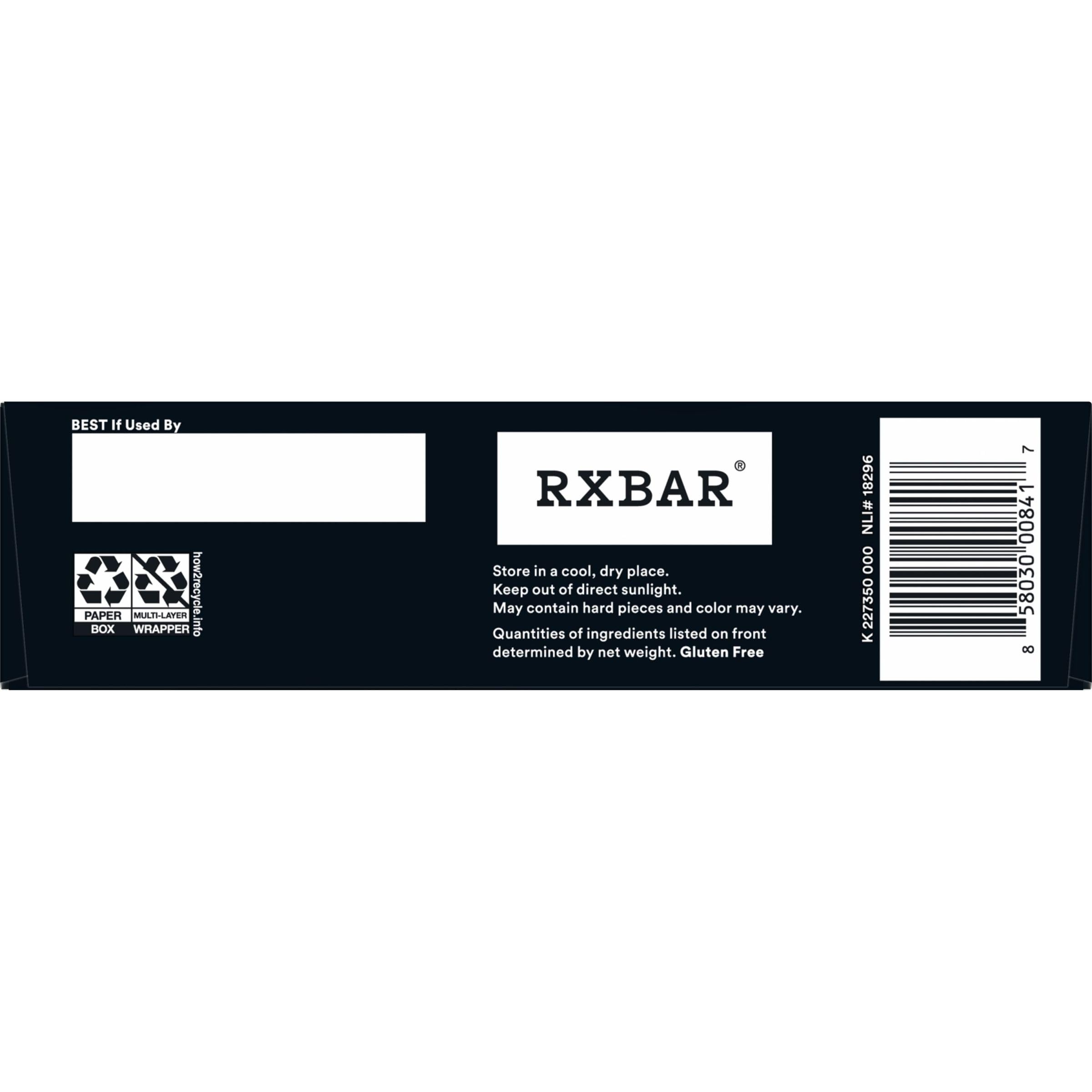 RXBAR Protein Bars - Chocolate Sea Salt Flavor, 9.1oz (5 Bars) | High Protein Snack for Workout Recovery, Healthy On-the-Go Breakfast & Post-Gym Energy Boost