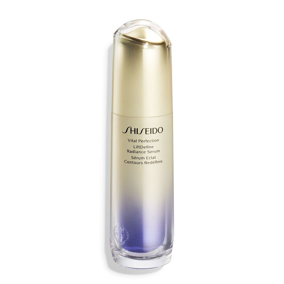 Shiseido Vital Perfection LiftDefine Radiance Serum - Anti-Aging Face Serum for Wrinkles & Firming - Brightening Skincare for Daily Use at Home or Travel