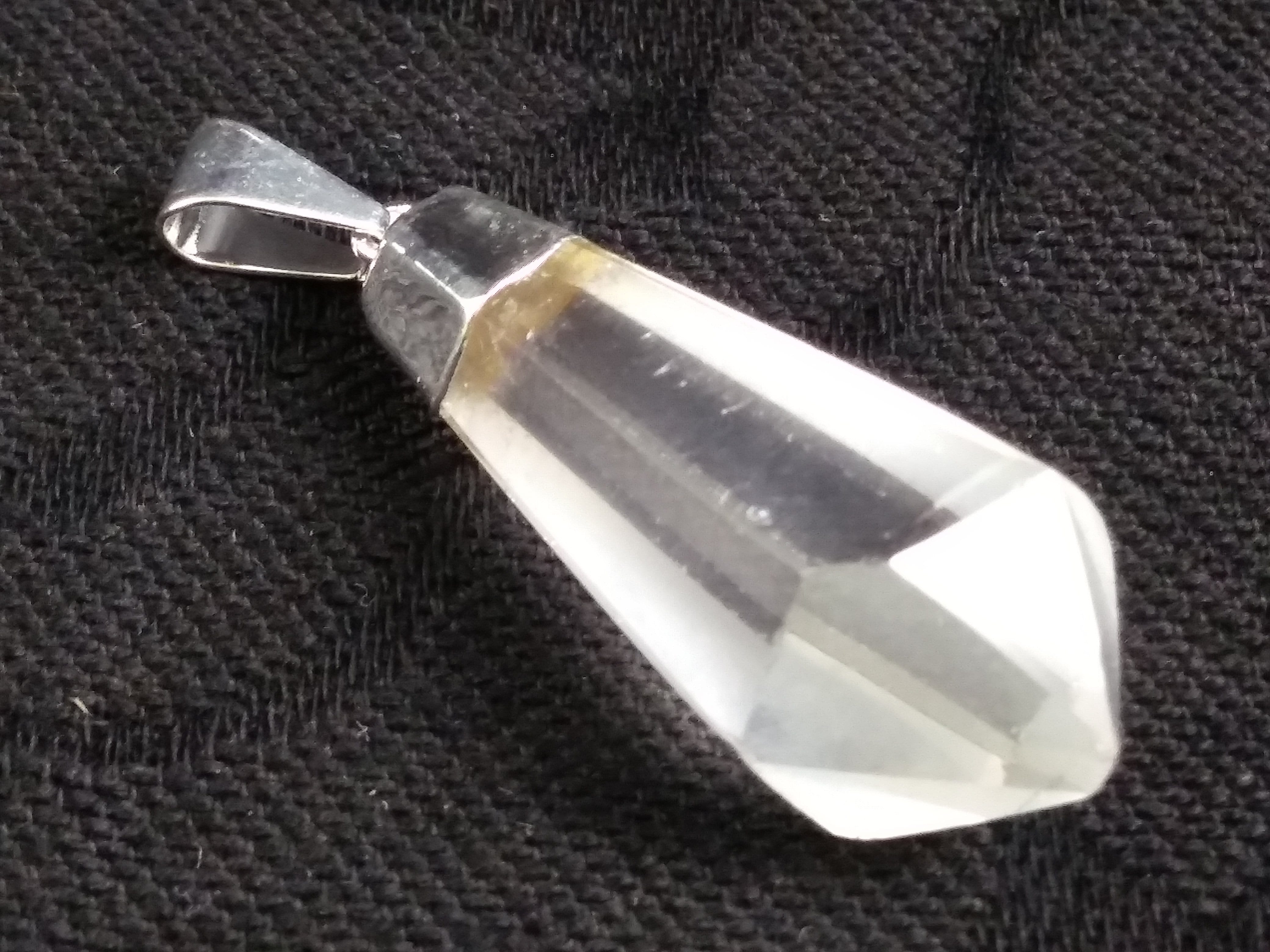 Natural Clear Quartz Point Pendant Necklace - Healing Crystal Jewelry for Chakra Balancing & Energy Cleansing | Perfect for Meditation, Yoga & Spiritual Gifts
