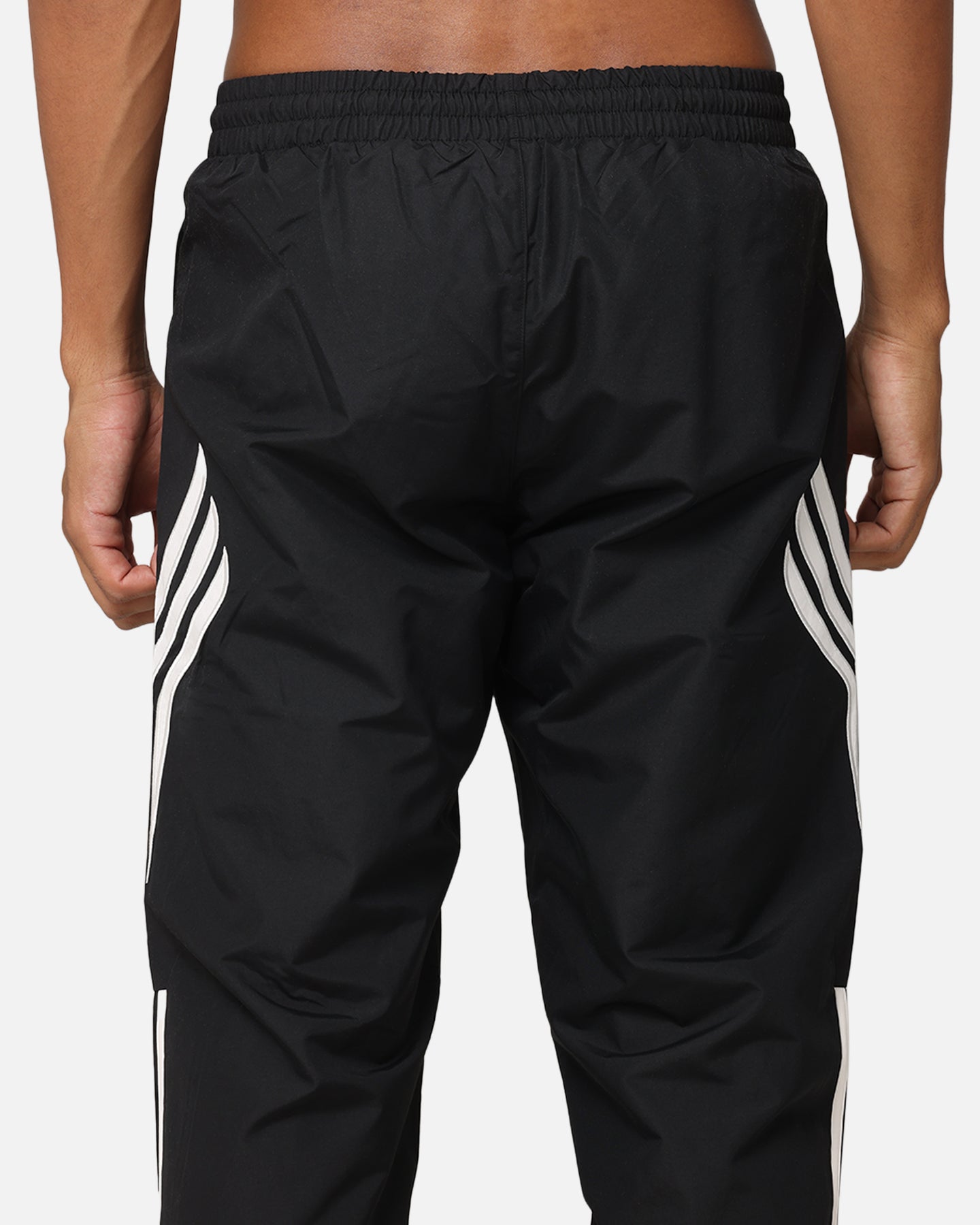 Adidas Q3 Atlanta Track Pants for Men - Black Athletic Joggers with Comfortable Fit - Perfect for Running, Gym Workouts & Casual Wear