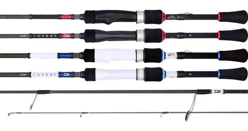 Daiwa 20 Feet Spin Fishing Rod - Lightweight Carbon Fiber Saltwater Freshwater Fishing Pole for Surf, Pier & Boat Fishing