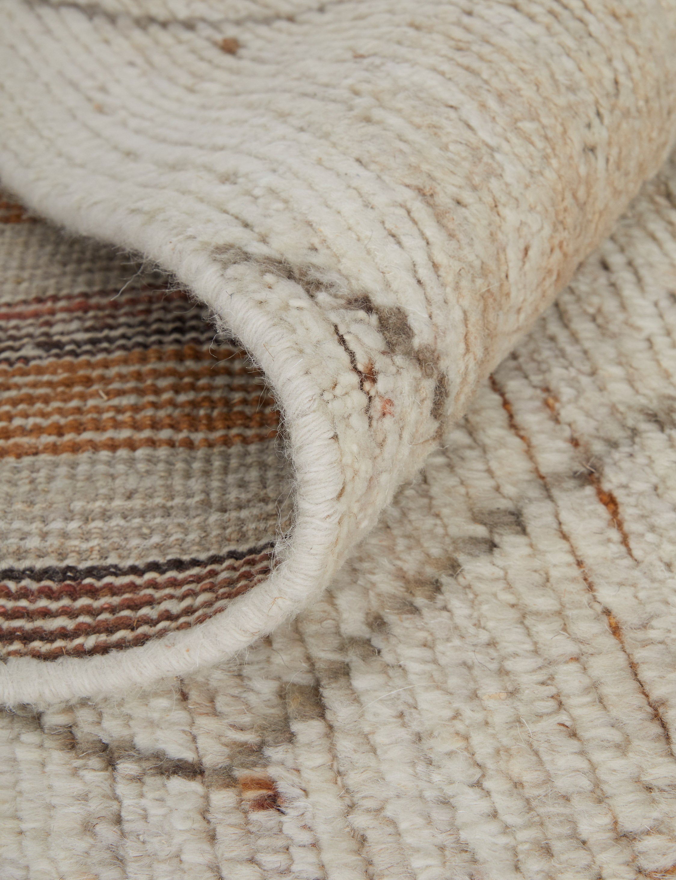 Anina Moroccan Style Hand Knotted Wool Rug - Authentic Berber Design for Living Room, Bedroom & Office Decor