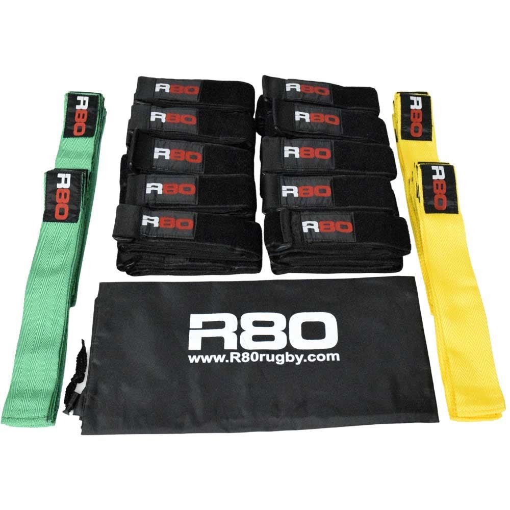R80 Junior Rippa Rugby Sets for 30 Players - Complete Youth Rugby Equipment for Schools & Teams | Perfect for Training, Games & Sports Events