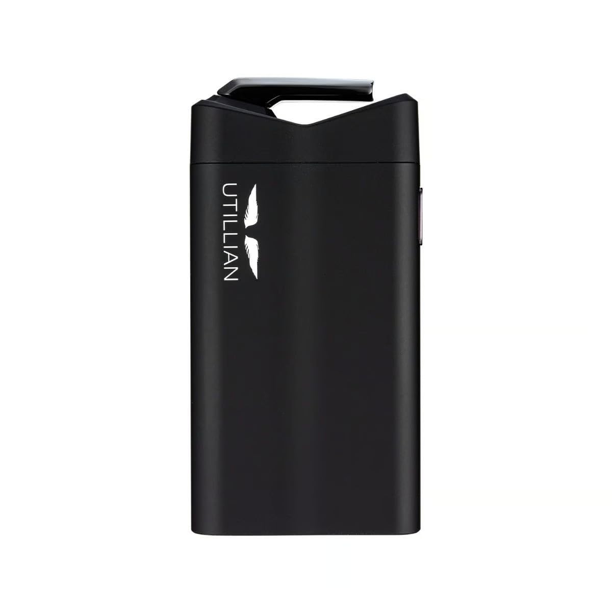 Utillian 723 Black Portable Dry Herb & Concentrate Vaporizer - 100% Pure Convection Heating, Zirconia Mouthpiece, USB-C Fast Charging | Perfect for Travel, Home Use & Discreet Vaping