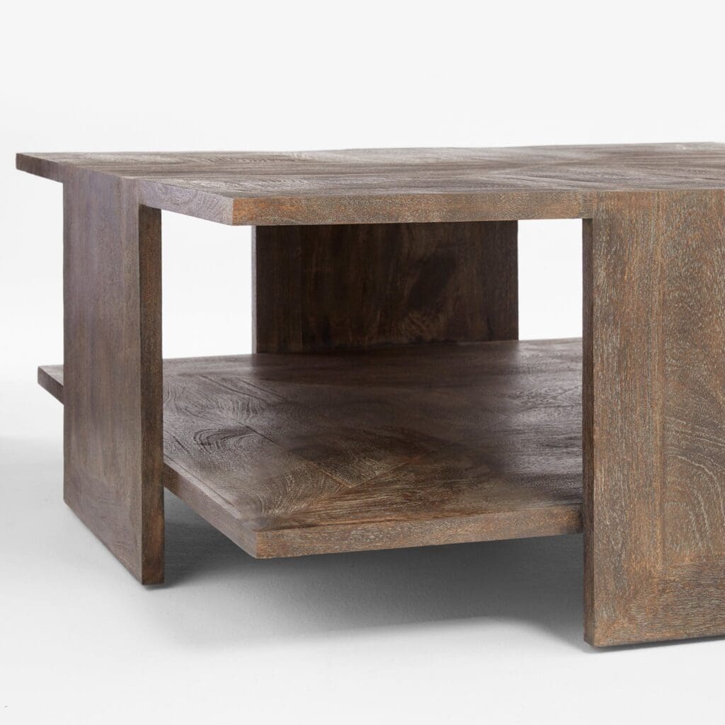Cyan Design 11618 Alta 48 Inch Cocktail Table - Cerused Coffee Bean Finish Coffee Table for Living Room, Lounge & Office - Modern Wooden Center Table for Home Decor & Entertaining