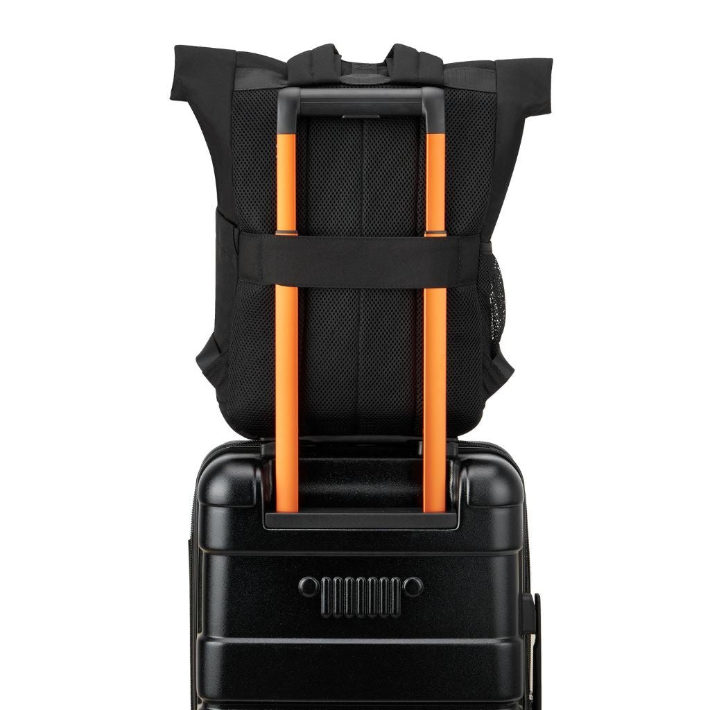 Jeep Rolltop 17 Laptop Backpack - Waterproof & Durable Black Backpack for Men & Women - Perfect for Work, Travel & Outdoor Adventures