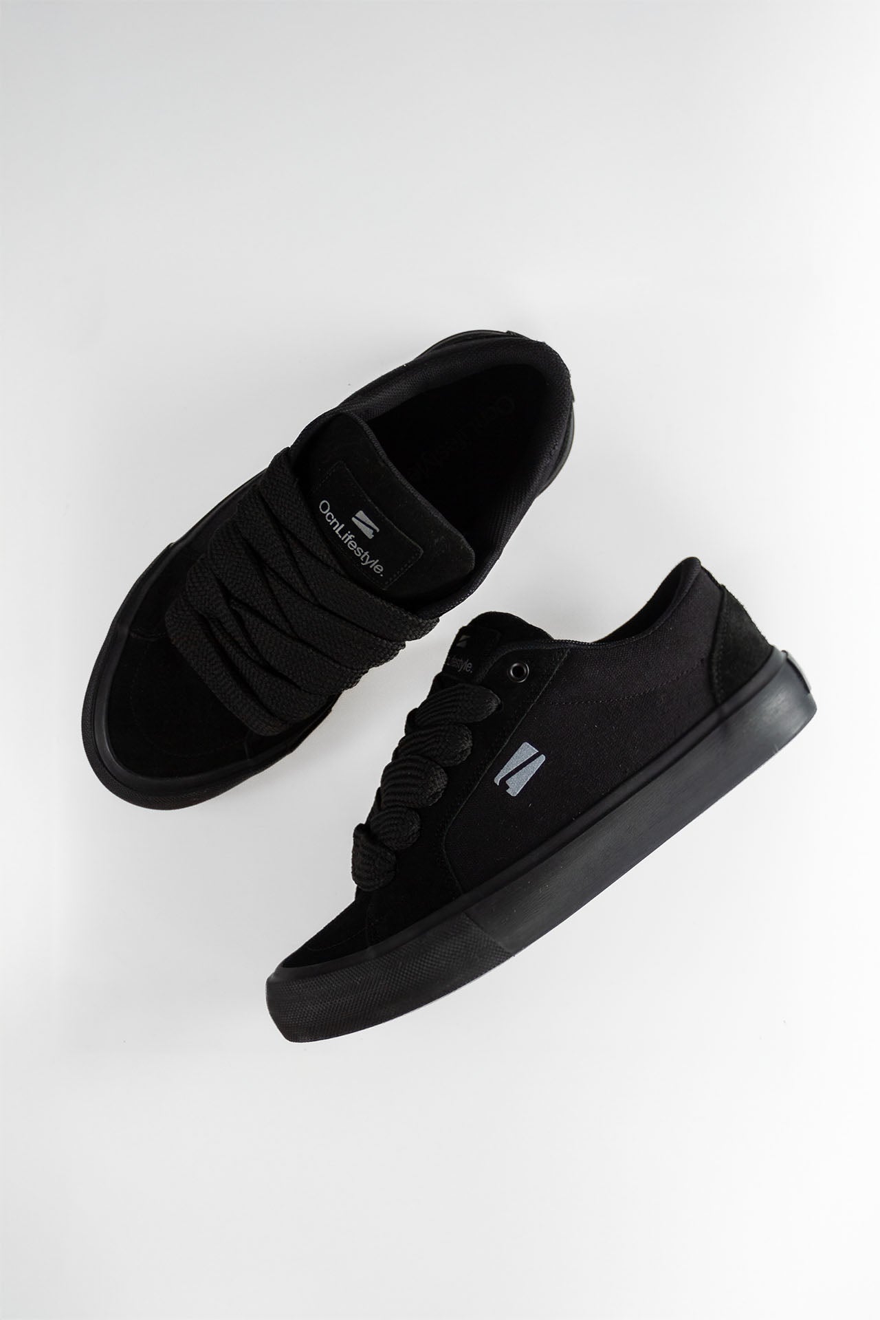 Unisex Ocn Lincoln City Sneakers - All Black Comfortable Casual Shoes for Men & Women | Perfect for Walking, Running & Everyday Wear