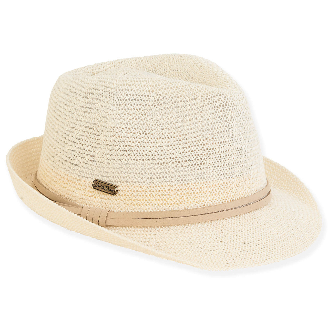 Stylish Rada Poly Braid Fedora Hat for Women - Lightweight & Breathable Summer Sun Hat - Perfect for Beach, Travel, and Outdoor Activities
