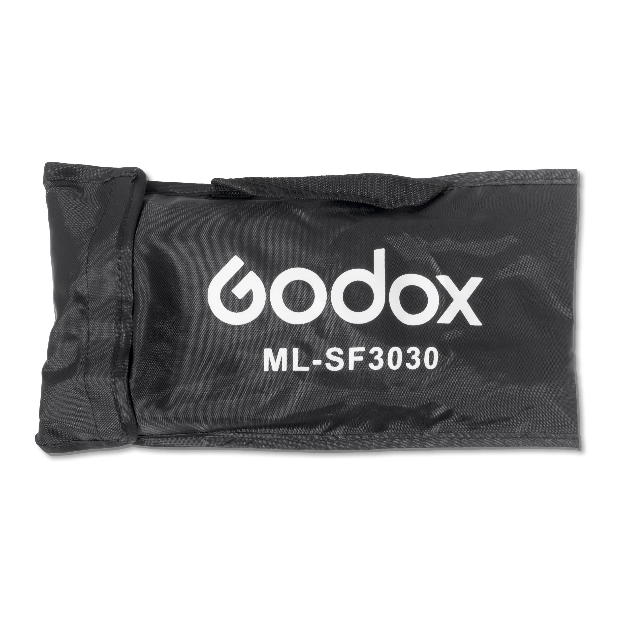 Godox ML SF3030 30x30cm Rectangle Softbox for Studio Photography - Perfect for Portraits, Product Shots & YouTube Lighting