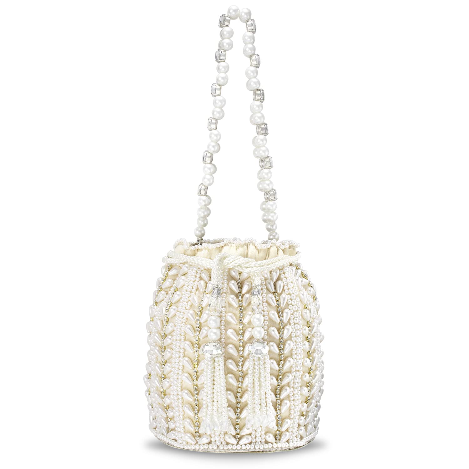 Stylish Aheli Potli Bags for Women - Elegant Ethnic Clutch Purse with Drawstring for Weddings & Evening Parties | Perfect Bridal Gift & Boho Accessory