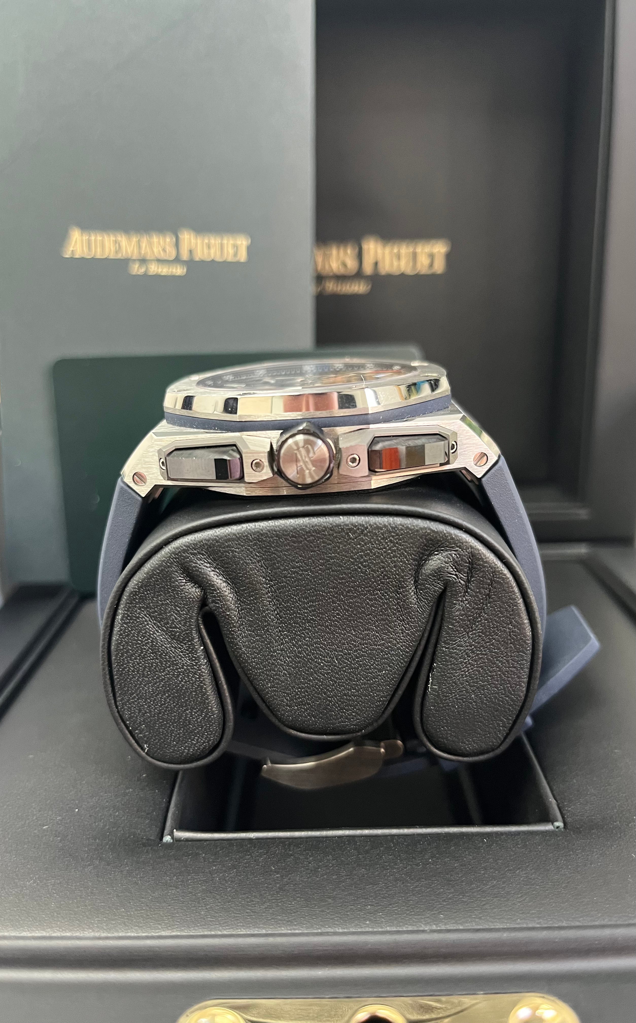 Audemars Piguet Royal Oak Offshore 43mm Titanium Watch (Ref#26420TI.OO.A027CA.01) - Luxury Men's Sports Chronograph for Business & Formal Occasions