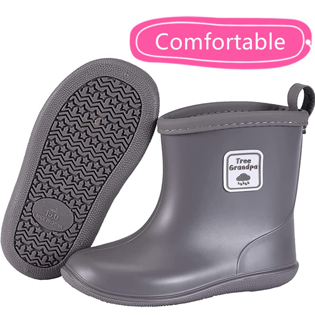 Toddler Rain Boots - Waterproof, Lightweight & Easy-On Baby Rain Boots for Boys & Girls - Perfect for Puddles, Outdoor Play & Rainy Day Adventures