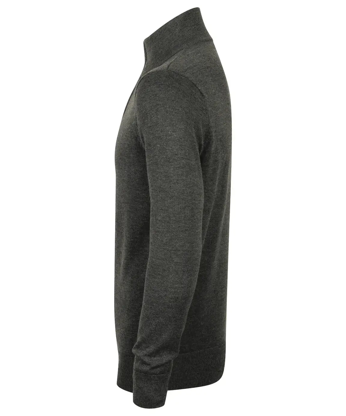 Henbury 1/4 Zip Knitted Jumper for Men - Soft Winter Pullover Sweater for Casual Wear & Outdoor Activities