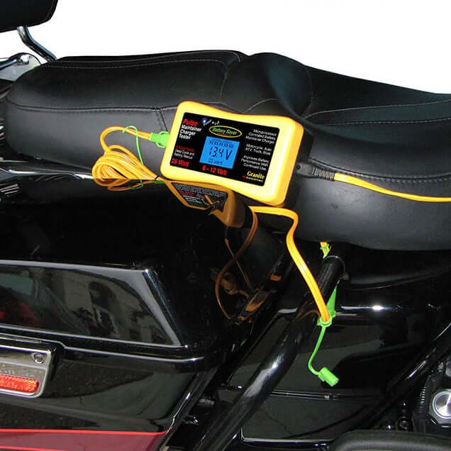 6V & 12V 25W Smart Battery Charger, Maintainer & Pulse Desulfator - Car, Motorcycle, Boat, RV Battery Charging & Maintenance - Perfect for Winter Storage & Long-Term Vehicle Care