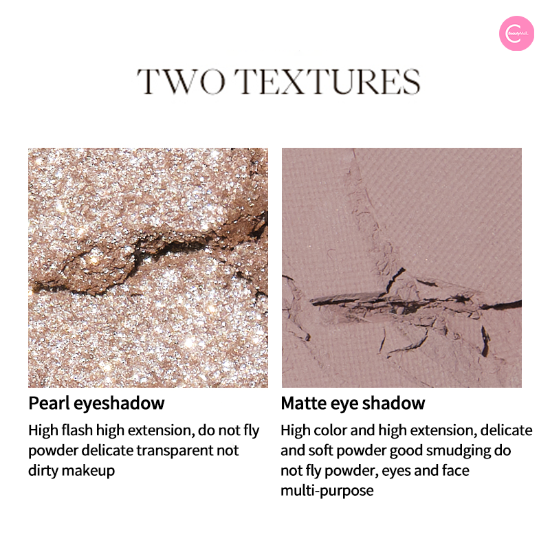 Joocyee Fermented Earth Tones Quad Eyeshadow Palette - Natural Matte & Shimmer Eyeshadow for Everyday Makeup | Perfect for Daytime Office Look & Night Out Glam