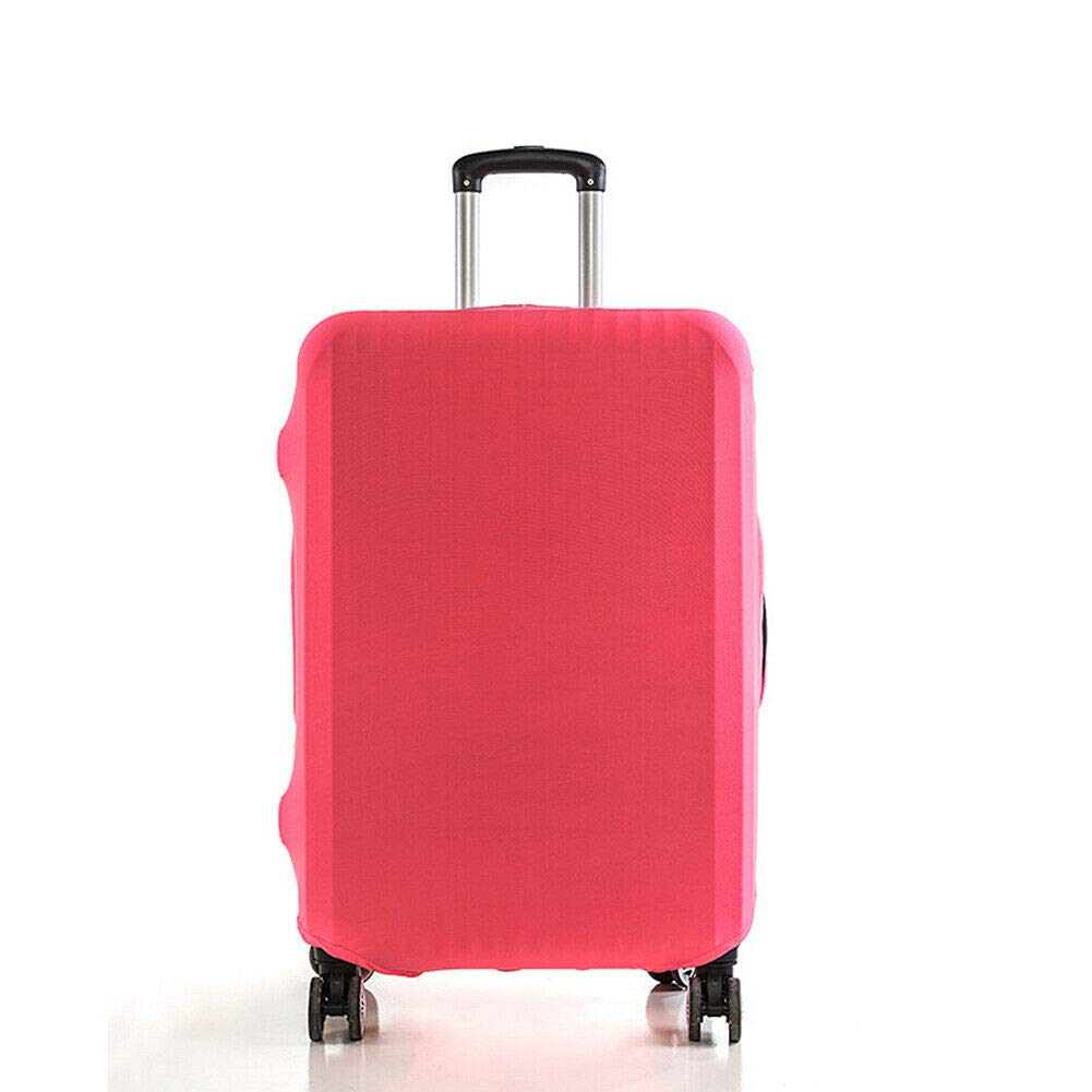 Magik Elastic Luggage Cover - Anti-Dust & Scratch Protection for Suitcases 18-28 inches - Pink Medium (22-24'') - Perfect for Travel, Storage & Airplane Use