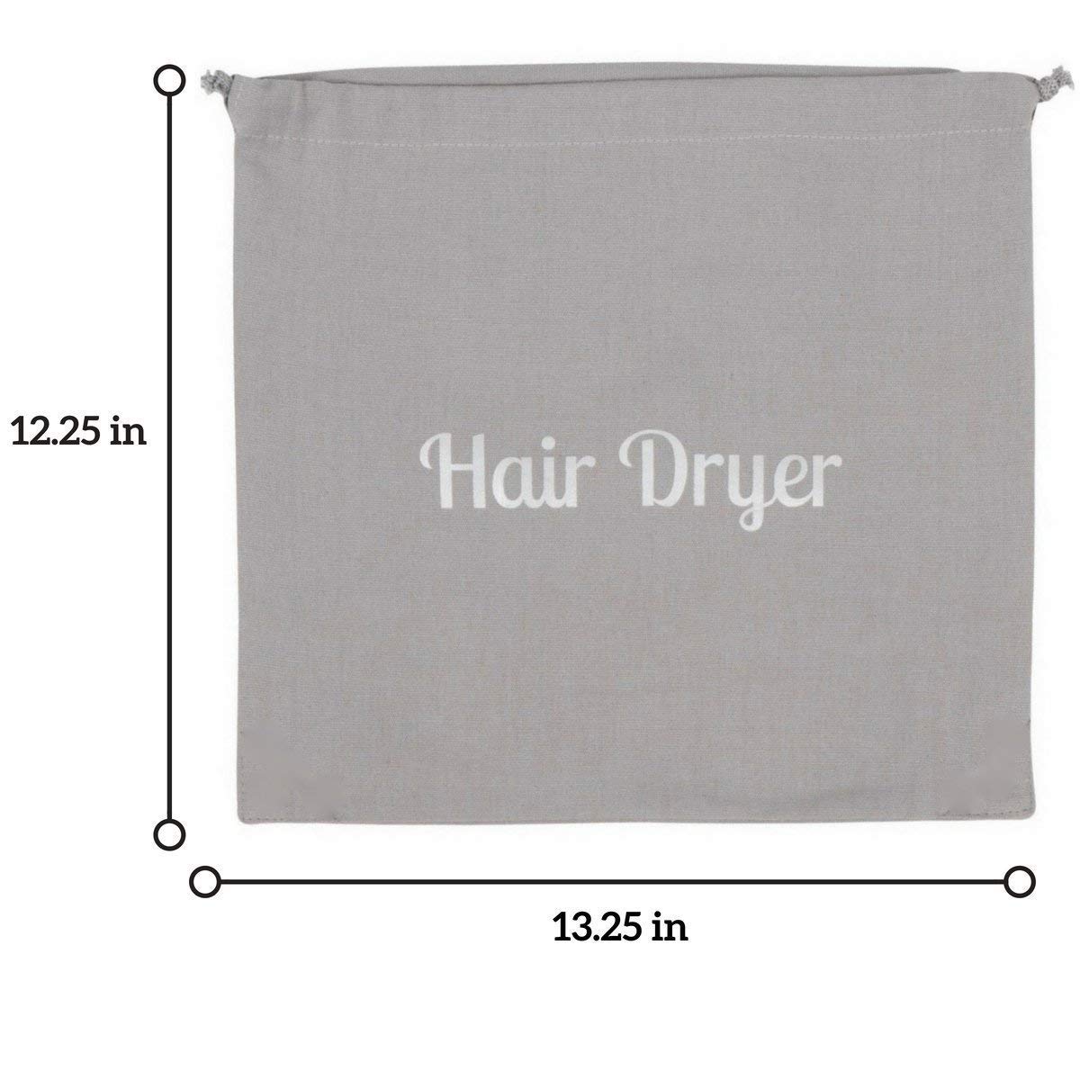 Heat Resistant Silicone Mat for Hair Straightener & Flat Iron | Non-Slip Hot Styling Tool Pad with Travel Hair Dryer Storage Bag | Perfect for Salon, Bathroom & Travel Use