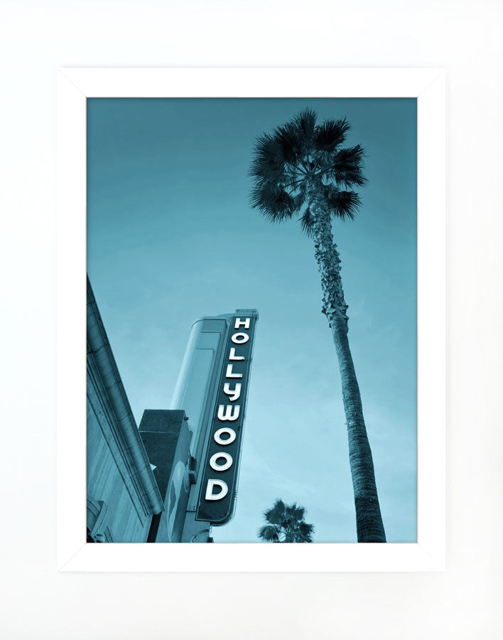 Hollywood Theater Framed Wall Art by Nathan Turner - Vintage Hollywood Decor for Living Room, Theater Room & Home Theater Decor