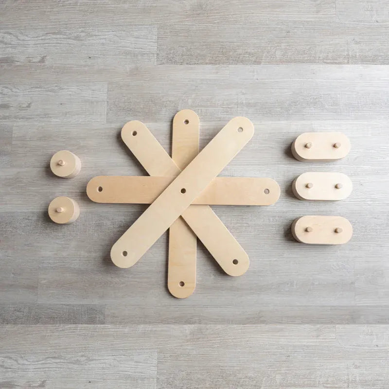 Hana Balance Beams Set of 4 - Wooden Gymnastics Training Equipment for Kids & Toddlers - Perfect for Home, Gym, and School Use