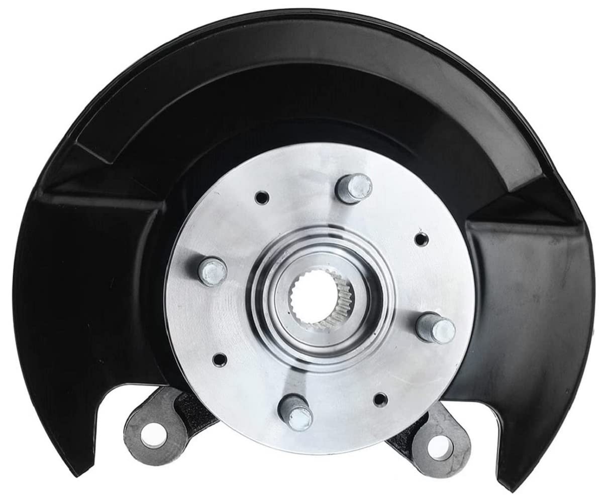 2003-2005 Honda Civic 1.7L L4 Steering Knuckle & Wheel Hub Bearing Assembly - Front Left Driver Side Replacement Part for CNG & Petrol Models - Perfect for Suspension Repair & Wheel Bearing Replacement