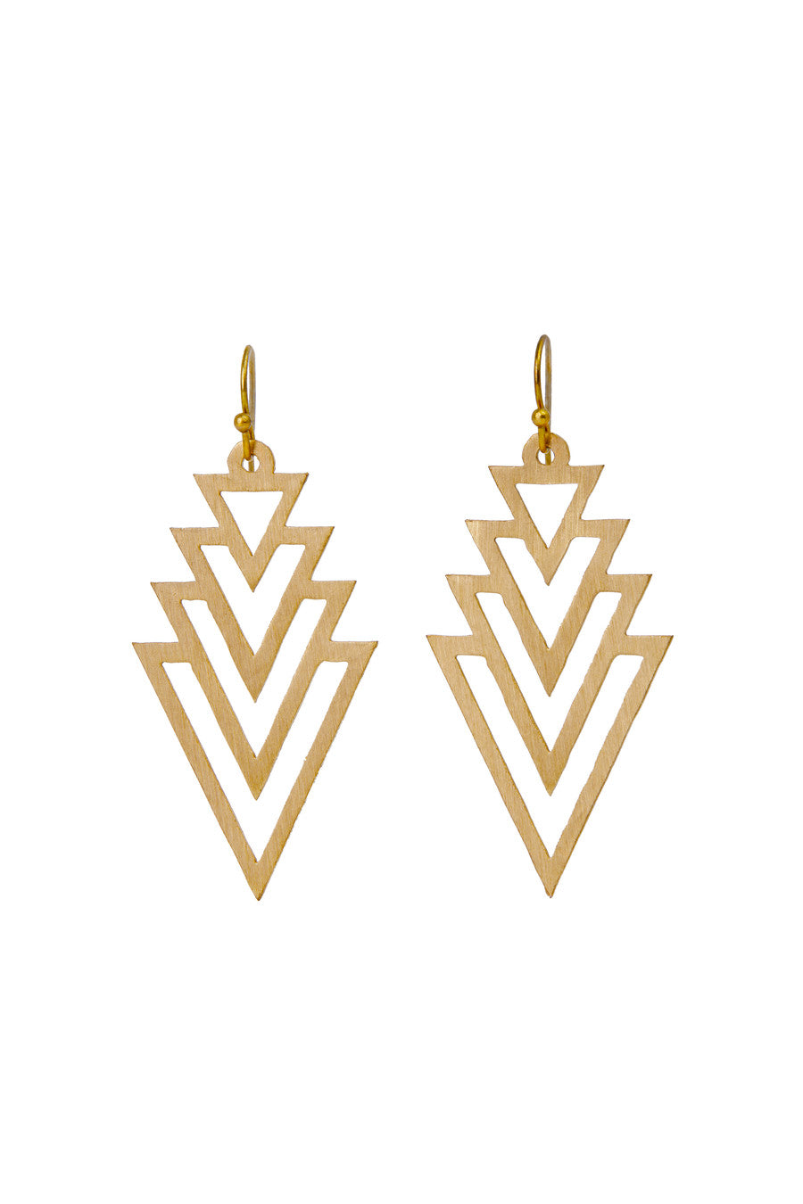 Geometric Triangle Dangle Earrings for Women - Trendy Boho Chic Jewelry for Parties, Weddings & Everyday Wear