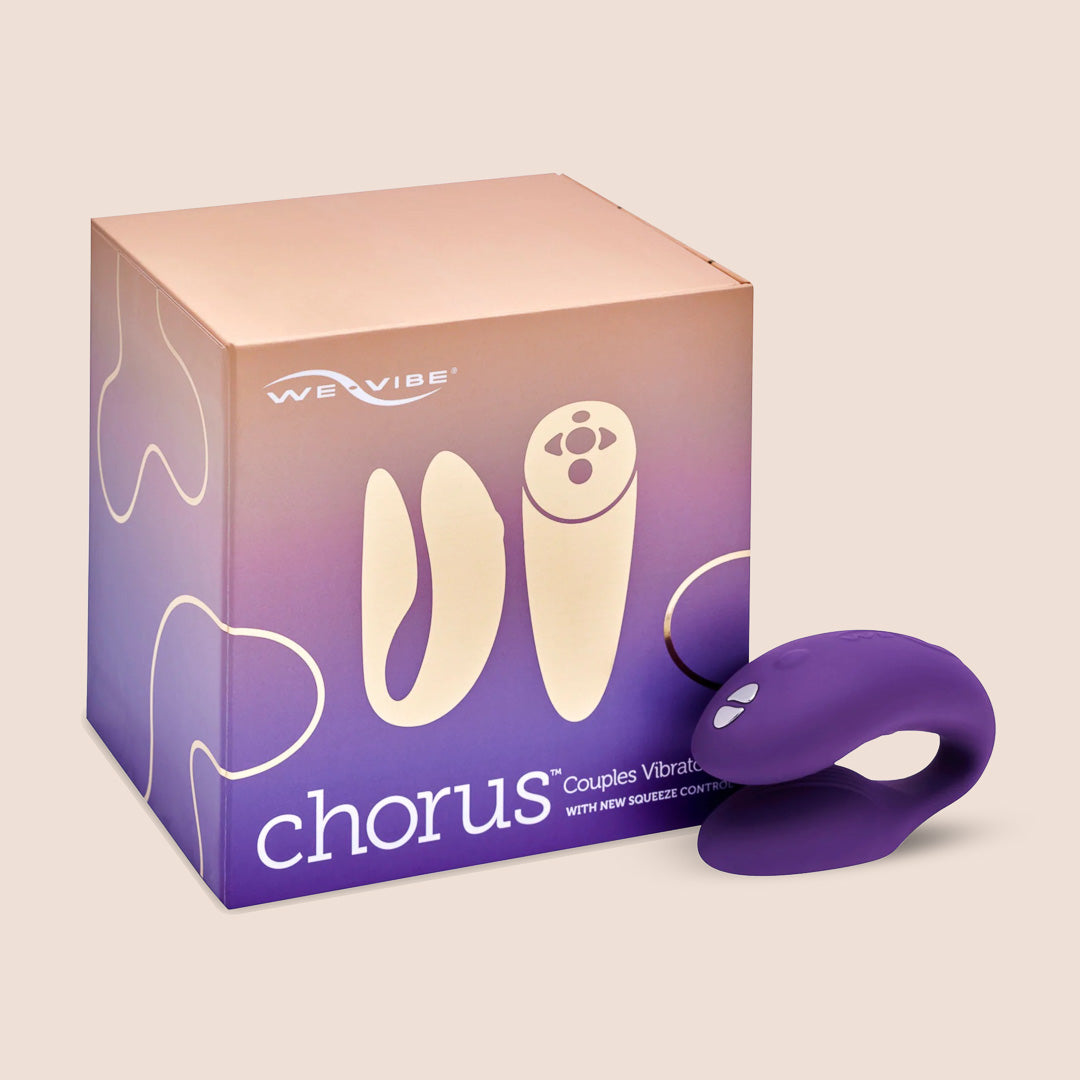 We Vibe Chorus Couples Vibrator - Hands-Free Dual Stimulation for Clitoral & G-Spot Pleasure | Perfect for Couples Play & Solo Use | Waterproof & App-Controlled