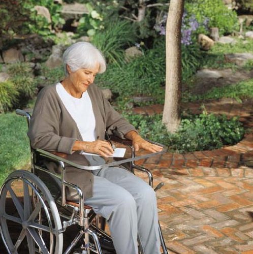 Clear Wheelchair Tray for Meals & Work - Lightweight & Durable