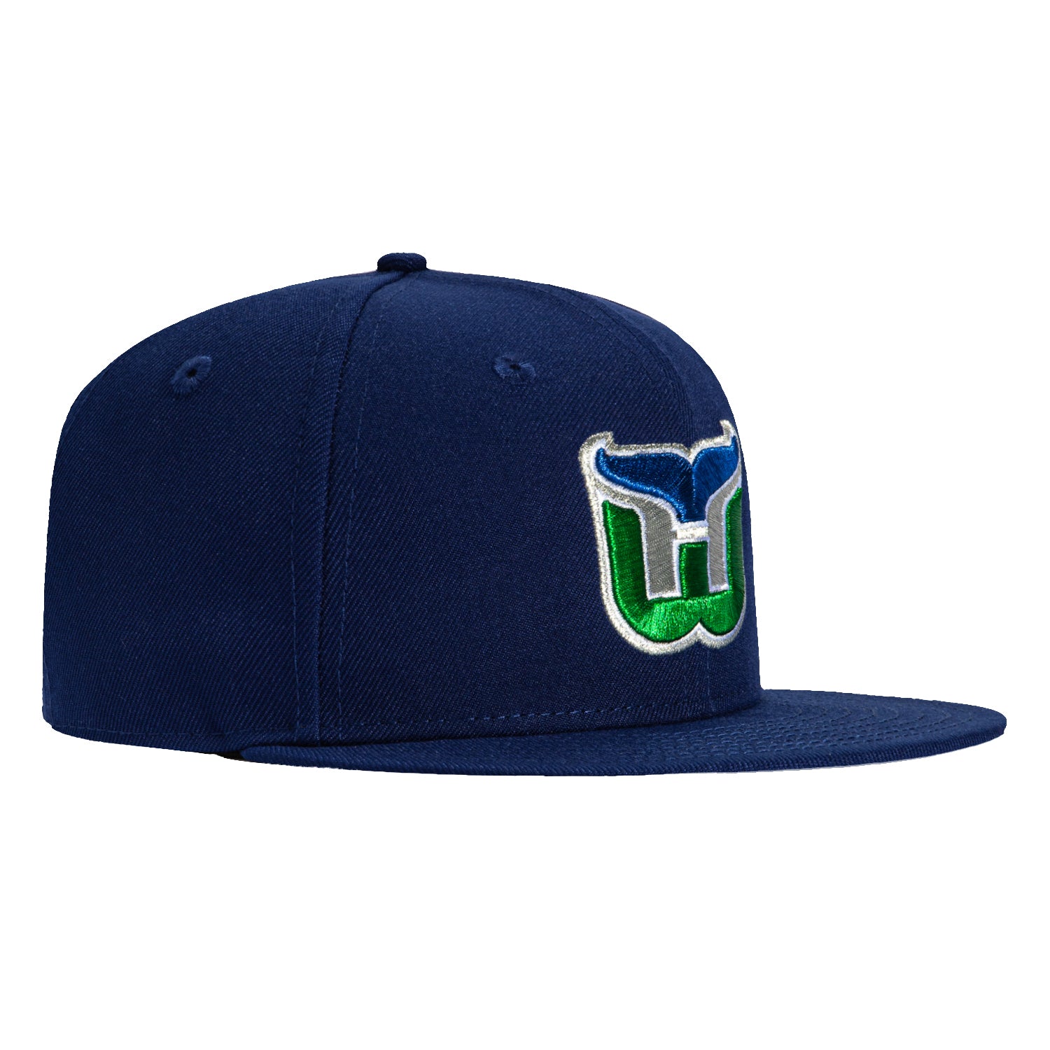 New Era 59Fifty Hartford Whalers Snapback Hat - Royal Blue NHL Hockey Cap for Men & Women - Perfect for Games, Collecting & Streetwear Fashion