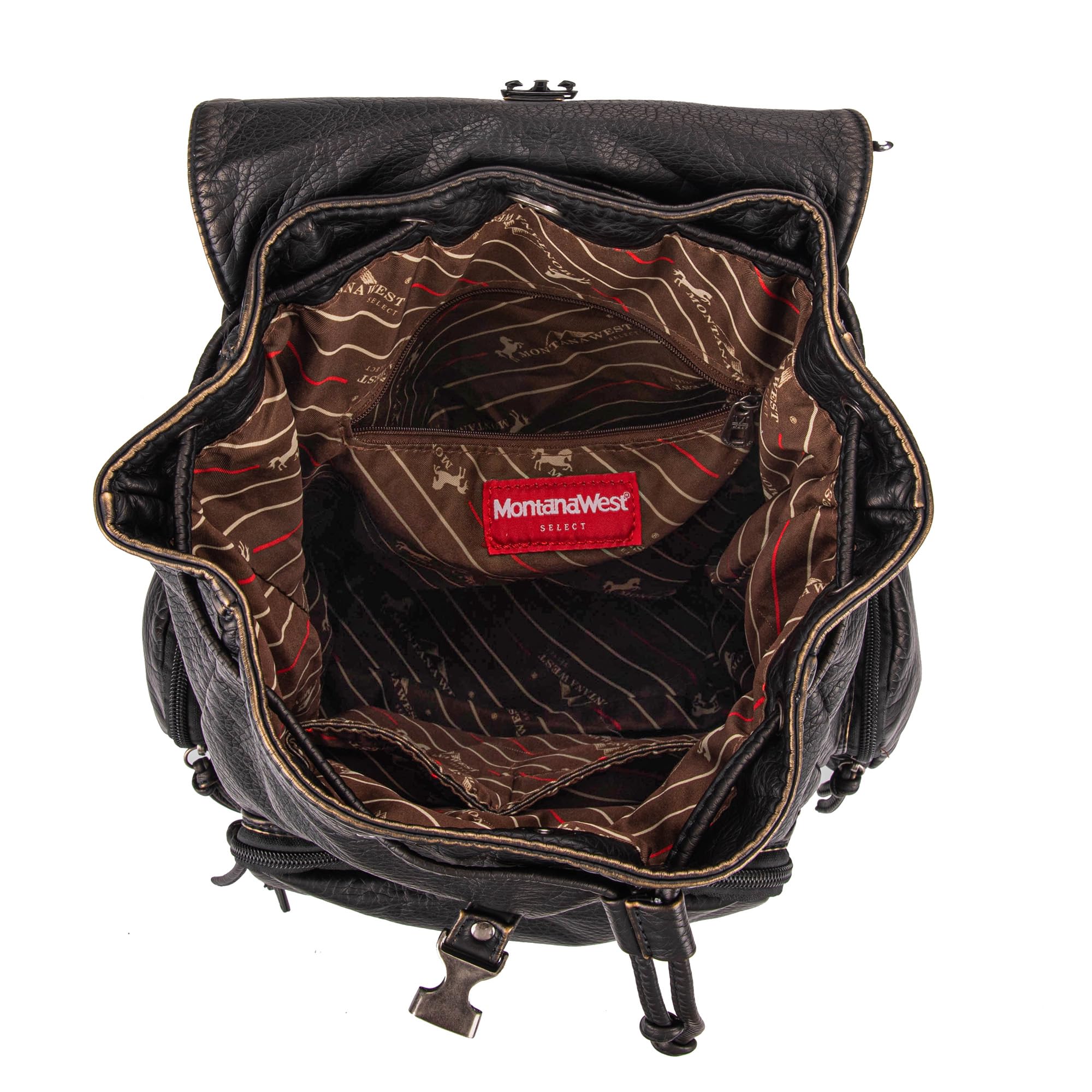 Montana West Women's Leather Backpack Purse - Stylish Travel Daypack for Casual Outings