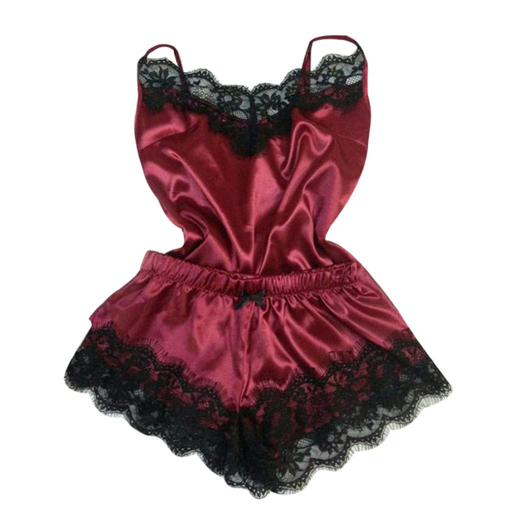 Sexy Women's Nightgown Sleepwear Set - Lace Nightdress & Underwear 2PC Intimates for Romantic Evenings & Comfortable Sleep
