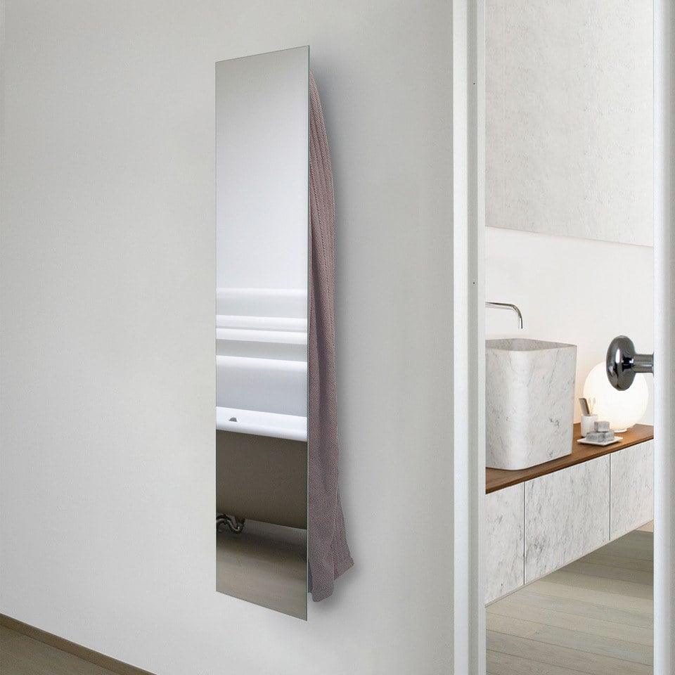 Mg12 Geometrici Superslim Towel Warmer - 14W x 55H - Fast Heating Bathroom Essential for Spa, Hotel & Home Luxury