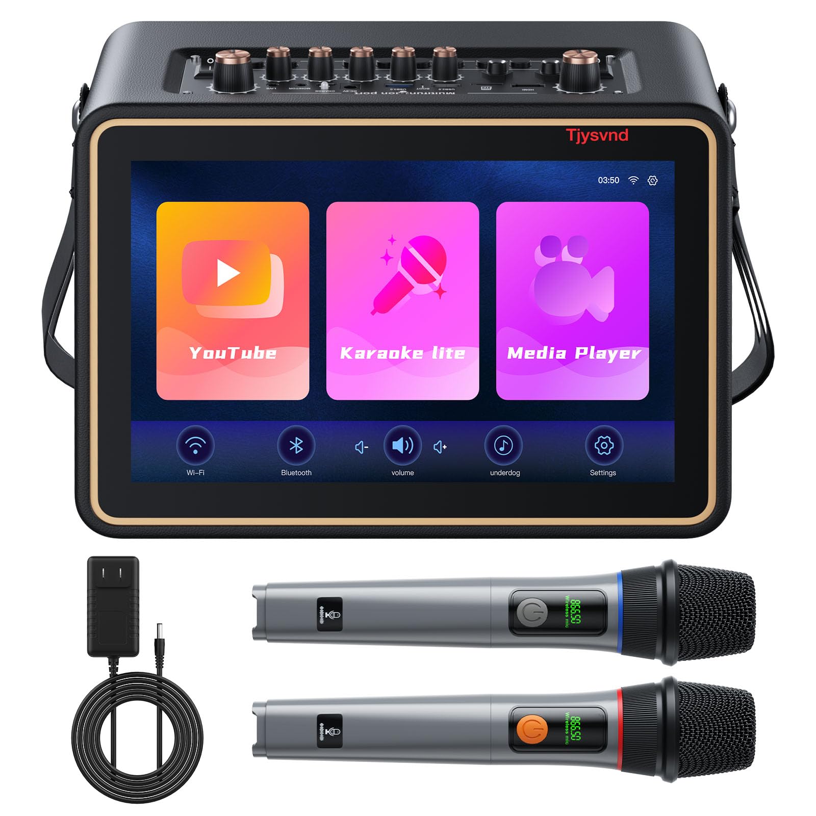 Smart Karaoke Machine with Lyrics Display - 12.1