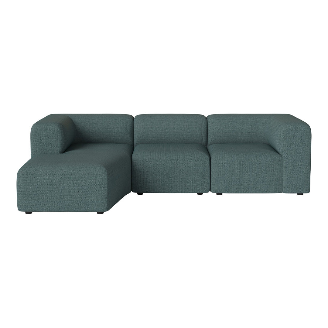 Modern 2-Seater Sofa with Chaise Lounge - Comfortable Small Space Loveseat for Living Room, Apartment, and Office - Perfect for Relaxing, Entertaining, and Lounging
