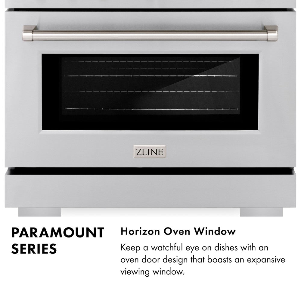 ZLINE 48-Inch Stainless Steel Gas Range with 8 Burner Cooktop & 6.7 cu. ft. Double Oven - Professional SGR48 Model for Large Kitchens, Holiday Cooking & Entertaining