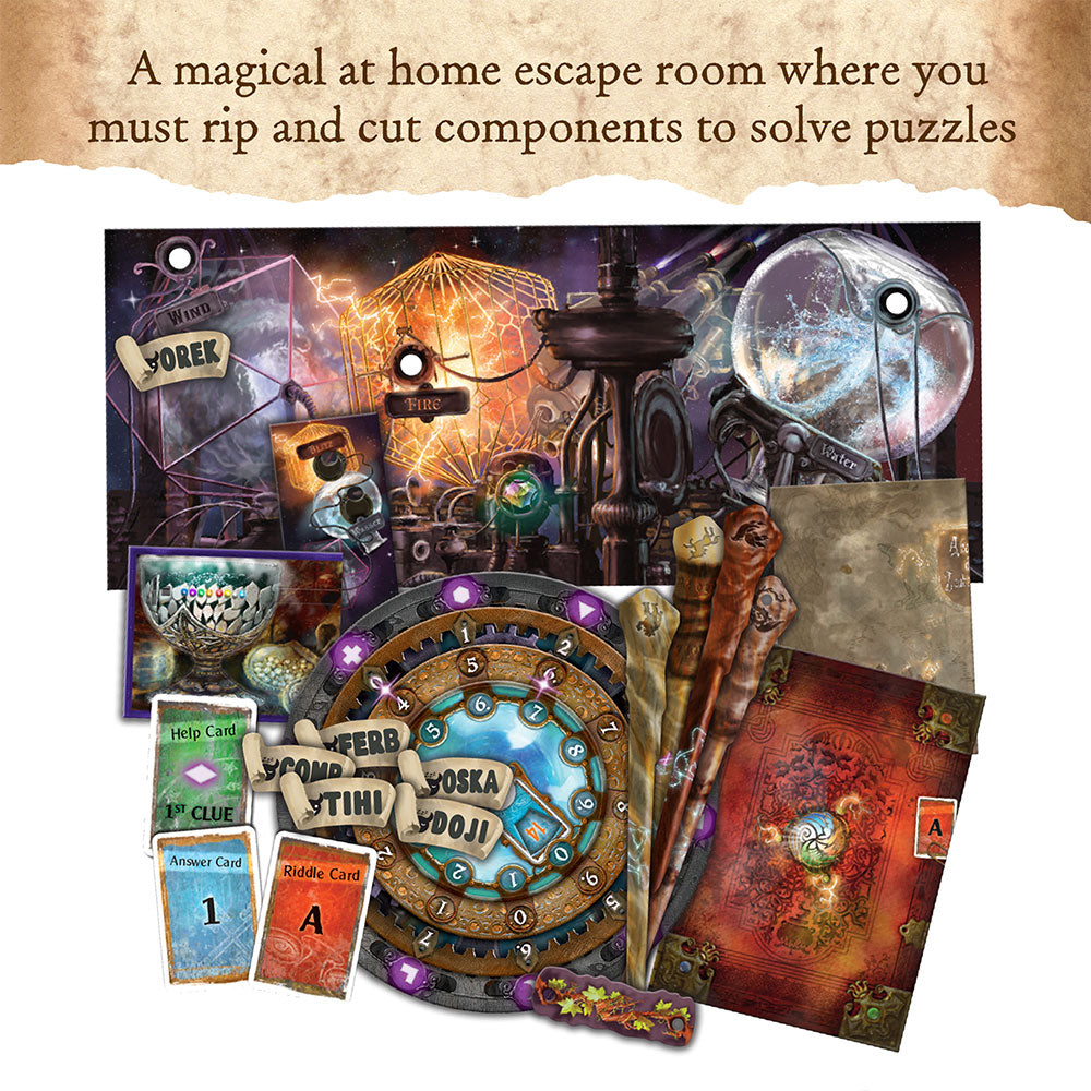 EXIT: The Game - The Magical Academy | Escape Room Board Game for Adults & Teens | Perfect for Family Game Nights & Party Entertainment